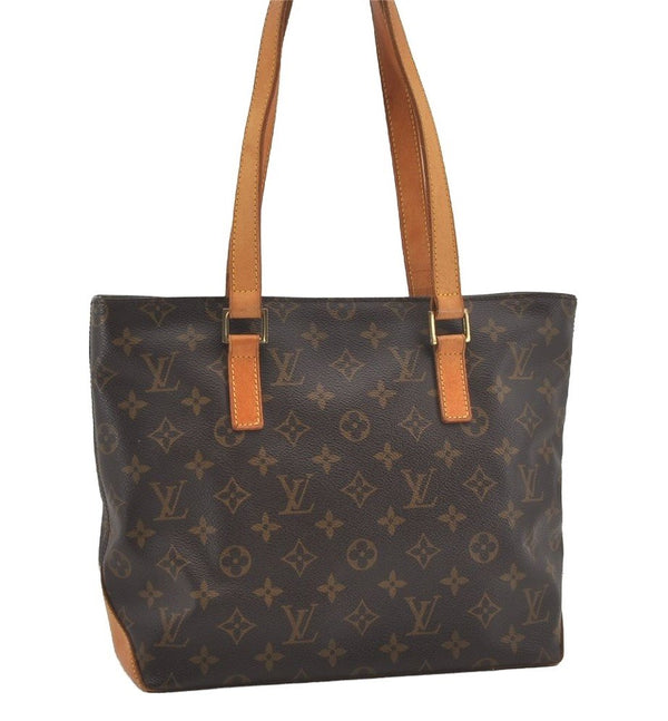 Authentic Louis Vuitton Monogram Cabas Piano Shoulder Tote Bag M51148 LV 4842I