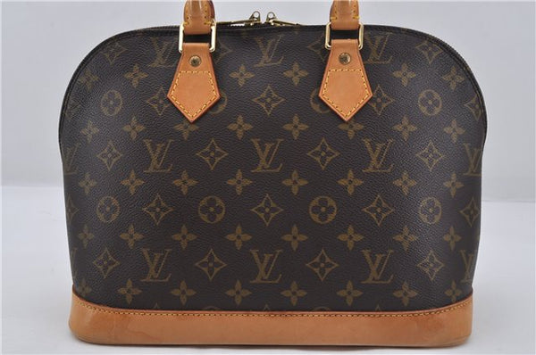 Authentic Louis Vuitton Monogram Alma Hand Bag Purse M51130 LV 4844E
