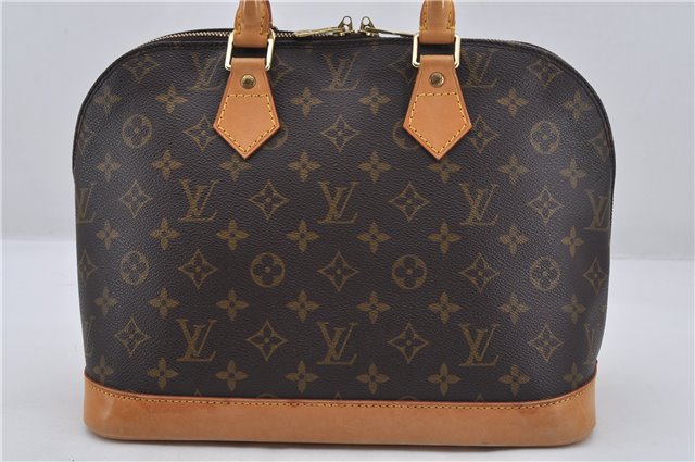 Authentic Louis Vuitton Monogram Alma Hand Bag Purse M51130 LV 4844E