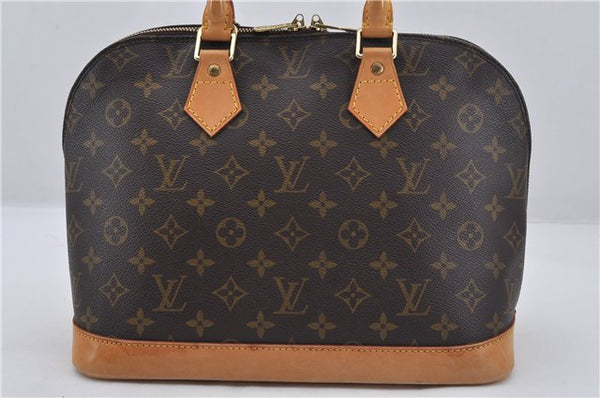 Authentic Louis Vuitton Monogram Alma Hand Bag Purse M51130 LV 4844E