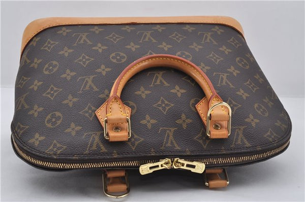 Authentic Louis Vuitton Monogram Alma Hand Bag Purse M51130 LV 4844E