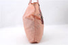 Authentic PRADA Tessuto Flower Nylon Leather Shoulder Tote Bag BR2844 Pink 4845C