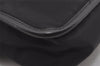 Authentic PRADA Nylon Tessuto Saffiano Leather Shoulder Cross Bag Black 4845I