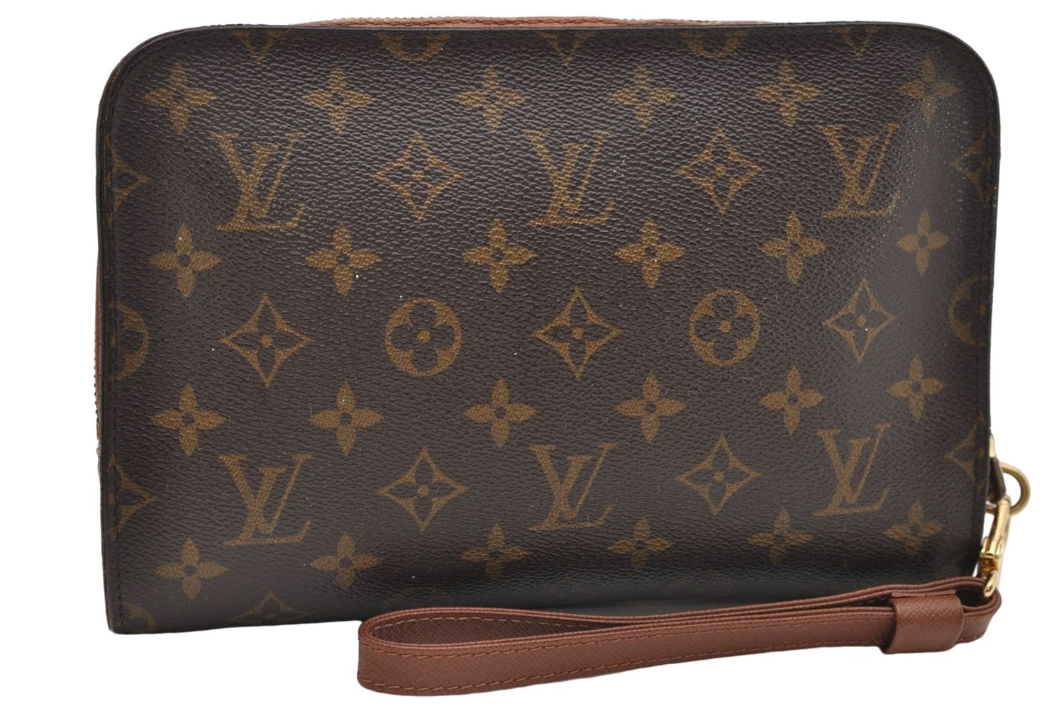 Authentic Louis Vuitton Monogram Orsay Clutch Hand Bag M51790 LV 4846D