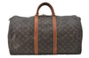 Authentic Louis Vuitton Monogram Keepall 50 Boston Bag M41426 LV 4847D