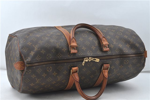 Authentic Louis Vuitton Monogram Keepall 50 Boston Bag M41426 LV 4847D