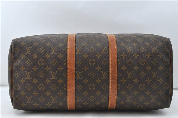 Authentic Louis Vuitton Monogram Keepall 50 Boston Bag M41426 LV 4847D