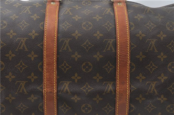 Authentic Louis Vuitton Monogram Keepall 50 Boston Bag M41426 LV 4847D