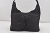 Authentic GUCCI Shoulder Hand Bag GG Nylon Leather 0013380 Black Junk 4847I