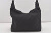 Authentic GUCCI Shoulder Hand Bag GG Nylon Leather 0013380 Black Junk 4847I