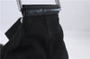 Authentic PRADA Vela Sport Nylon Leather Shoulder Hand Bag BR0415 Black 4849D