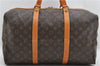 Authentic Louis Vuitton Monogram Sac Souple 45 Hand Boston Bag M41624 LV 4850D
