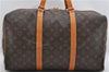 Authentic Louis Vuitton Monogram Sac Souple 45 Hand Boston Bag M41624 LV 4850D
