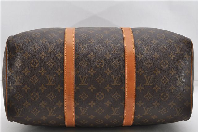 Authentic Louis Vuitton Monogram Sac Souple 45 Hand Boston Bag M41624 LV 4850D