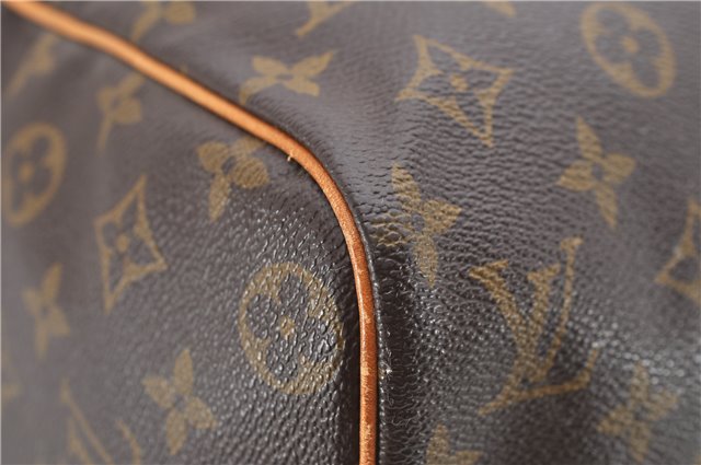Authentic Louis Vuitton Monogram Sac Souple 45 Hand Boston Bag M41624 LV 4850D