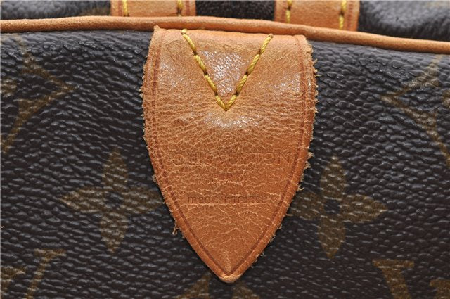 Authentic Louis Vuitton Monogram Sac Souple 45 Hand Boston Bag M41624 LV 4850D