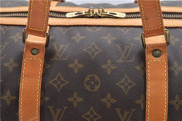 Authentic Louis Vuitton Monogram Sac Souple 45 Hand Boston Bag M41624 LV 4850D