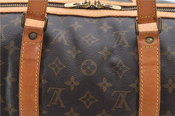 Authentic Louis Vuitton Monogram Sac Souple 45 Hand Boston Bag M41624 LV 4850D