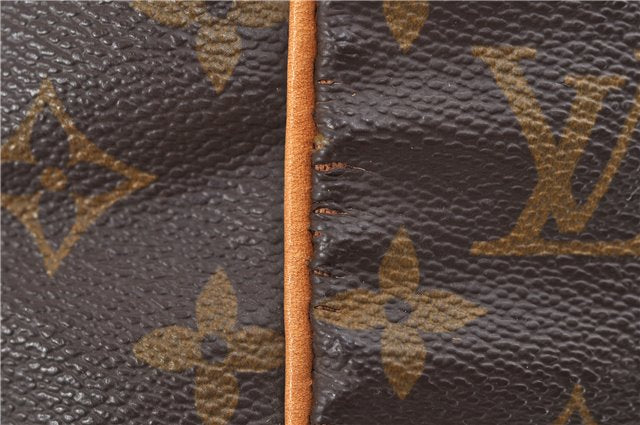 Authentic Louis Vuitton Monogram Sac Souple 45 Hand Boston Bag M41624 LV 4850D