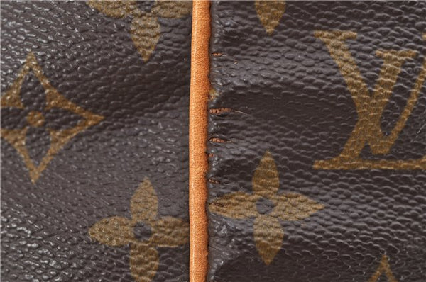 Authentic Louis Vuitton Monogram Sac Souple 45 Hand Boston Bag M41624 LV 4850D