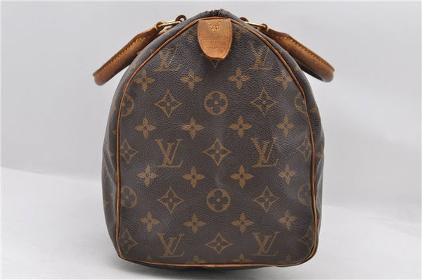 Authentic LOUIS VUITTON Monogram Speedy 30 Hand Bag M41526 LV Junk 4851C