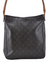 Authentic Louis Vuitton Monogram Looping GM Shoulder Bag M51145 LV 4852D