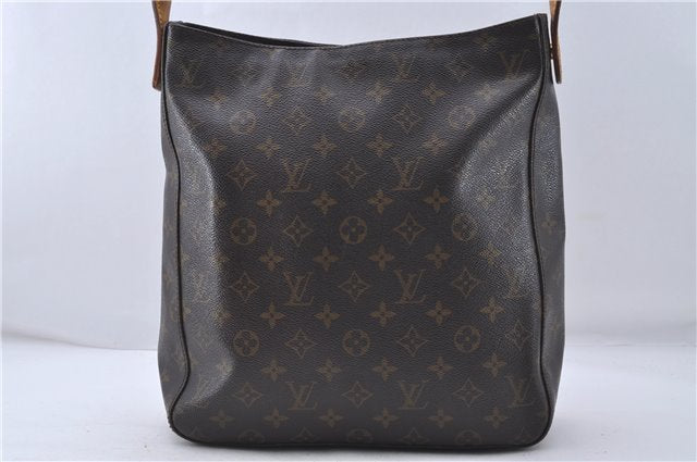 Authentic Louis Vuitton Monogram Looping GM Shoulder Bag M51145 LV 4852D