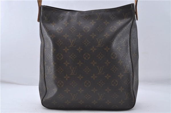 Authentic Louis Vuitton Monogram Looping GM Shoulder Bag M51145 LV 4852D
