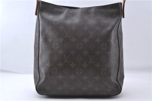 Authentic Louis Vuitton Monogram Looping GM Shoulder Bag M51145 LV 4852D