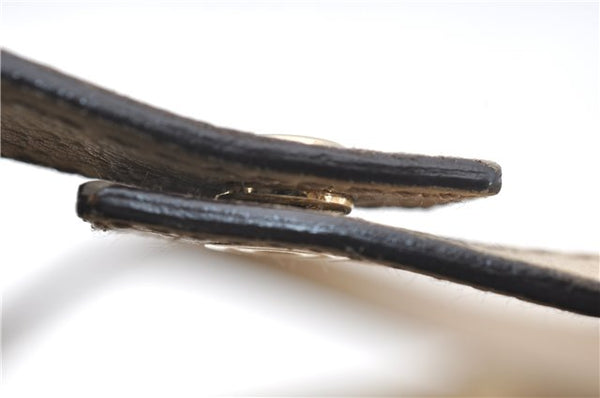 Authentic GUCCI Abbey Shoulder Tote Bag GG Canvas Leather 130736 Brown 4853E