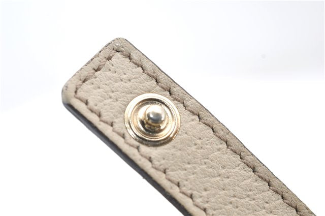 Authentic GUCCI Abbey Shoulder Tote Bag GG Canvas Leather 130736 Brown 4853E