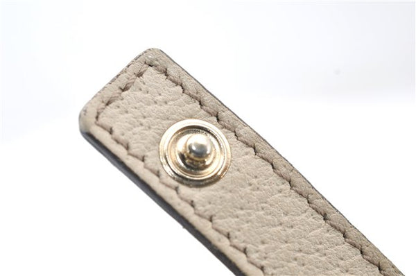 Authentic GUCCI Abbey Shoulder Tote Bag GG Canvas Leather 130736 Brown 4853E