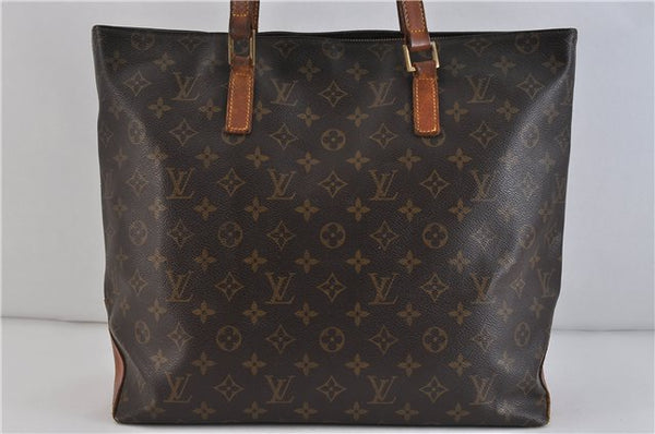 Authentic LOUIS VUITTON Monogram Cabas Mezzo Tote Bag M51151 LV 4854C