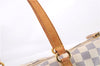 Authentic Louis Vuitton Damier Azur Totally PM Tote Bag White N41280 LV 4854E
