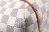 Authentic Louis Vuitton Damier Azur Totally PM Tote Bag White N41280 LV 4854E