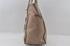 Authentic BALENCIAGA Vintage Paper Tote Hand Bag Leather 279326 Beige 4854I