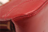 Authentic Louis Vuitton Vernis Rose Wood Avenue Shoulder Bag Red M93507 LV 4855F