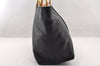 Authentic Chloe Vintage Keri Shoulder Tote Bag Leather Black 4855I