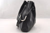 Authentic GUCCI Vintage Shoulder Bag Purse Leather 0013746 Black 4856I