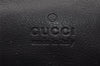 Authentic GUCCI Vintage Shoulder Bag Purse Leather 0013746 Black 4856I