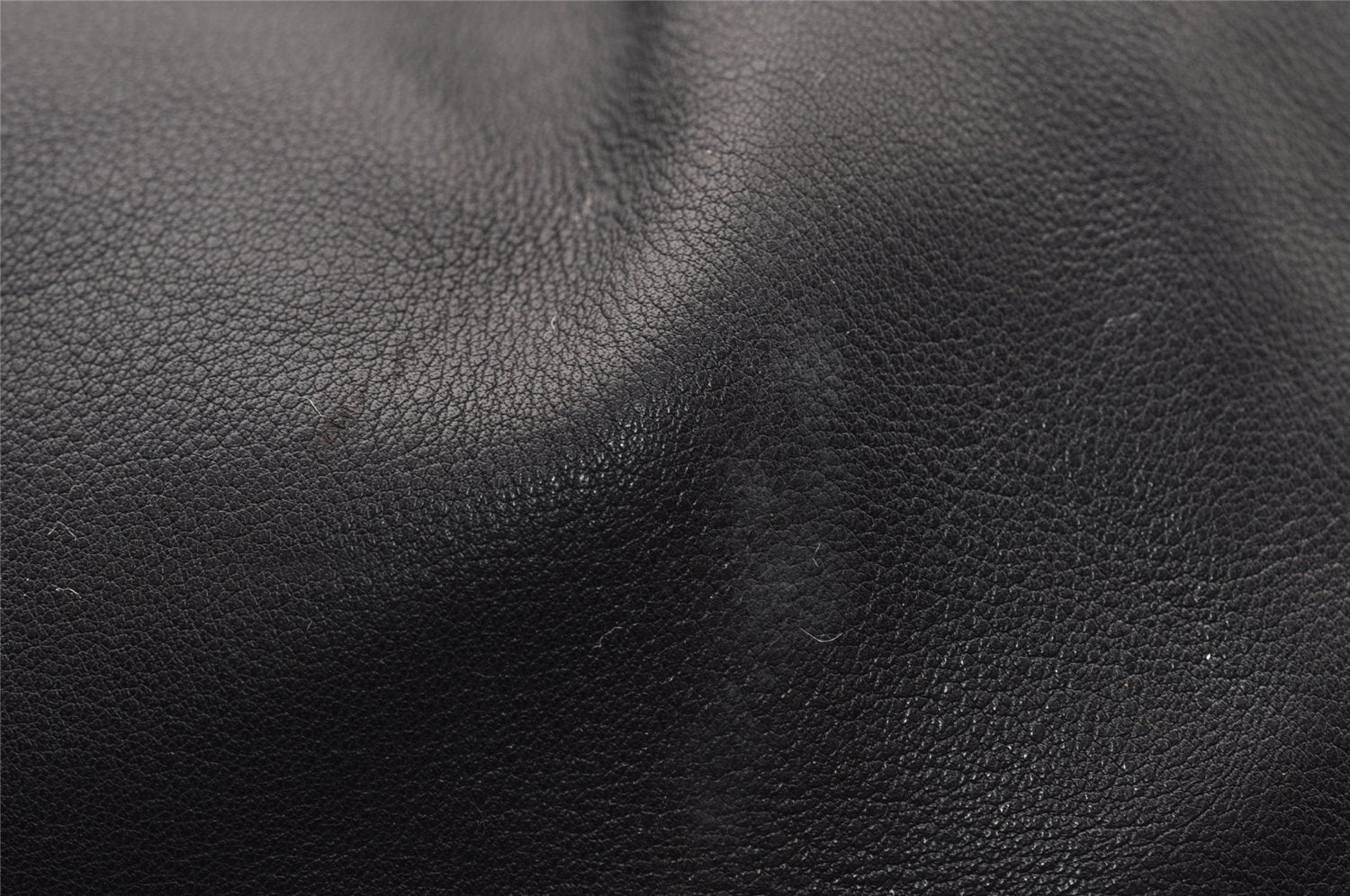 Authentic GUCCI Vintage Shoulder Bag Purse Leather 0013746 Black 4856I