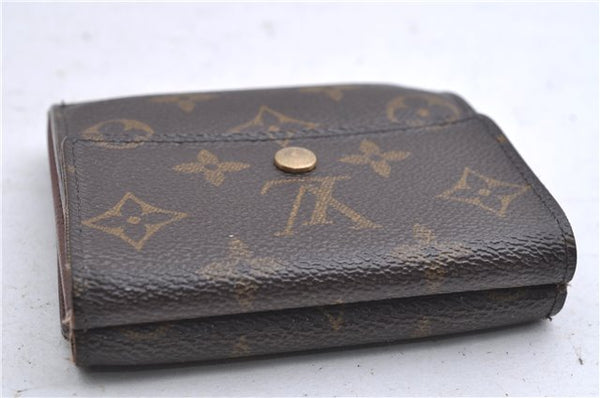 Auth Louis Vuitton Monogram Porte Monnaie Billet Carte Credit M61652 LV 4857D