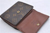 Auth Louis Vuitton Monogram Porte Monnaie Billet Carte Credit M61652 LV 4857D