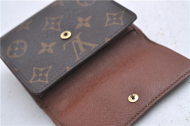 Auth Louis Vuitton Monogram Porte Monnaie Billet Carte Credit M61652 LV 4857D