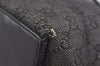 Authentic GUCCI Shoulder Tote Bag Purse GG Canvas Leather 31244 Black 4857I