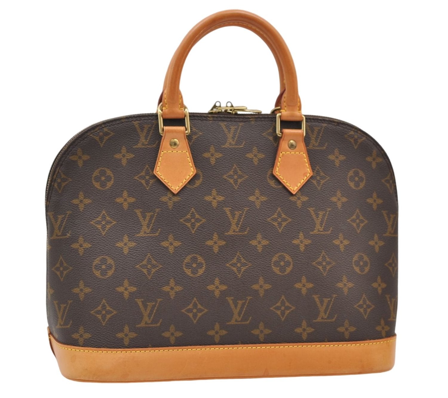 Authentic Louis Vuitton Monogram Alma Hand Bag Purse M51130 LV 4858E