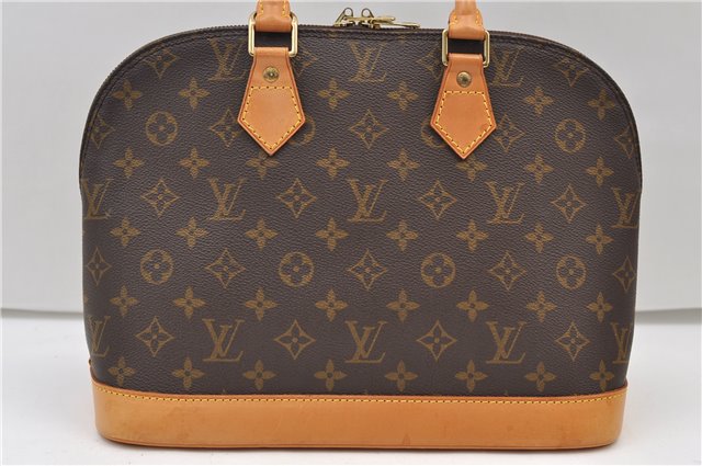 Authentic Louis Vuitton Monogram Alma Hand Bag Purse M51130 LV 4858E