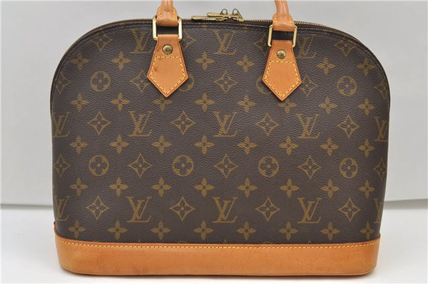 Authentic Louis Vuitton Monogram Alma Hand Bag Purse M51130 LV 4858E
