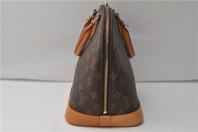 Authentic Louis Vuitton Monogram Alma Hand Bag Purse M51130 LV 4858E