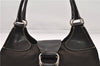 Authentic PRADA Nylon Leather Hand Shoulder Bag Brown 4859D